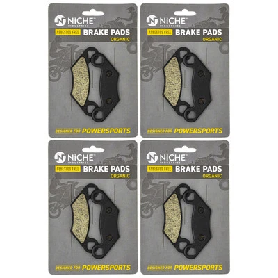 Brake Pad Set for Polaris Sportsman 500 400 450 335 Complete Organic 4 Pack - Image 1 of 4