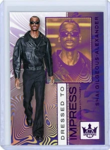 2024 Court Kings #1 Shai Gilgeous-Alexander Dressed To Impress Purple /15 - Picture 1 of 2