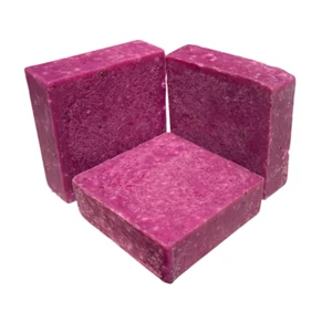 Handmade Bar Soap - Hydrangea & Rose Scent - w/Organic Shea Butter, Coconut Oil - Picture 1 of 6