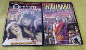 Orphans of the Storm and Intolerance D.W. Griffith DVD Lot Silent Era BW Sealed - Foto 1 di 7