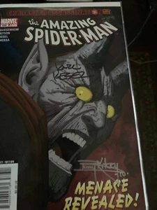 Marvel Amazing Spider-Man #586 (2009) NM/Mint Menace Revealed Signed Kessel - Picture 1 of 2