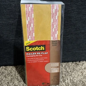 Scotch Packaging Re-Use 8 Mailer Re-Flap, 3.75 x 9-Inches, (RU-RF8L) - Picture 1 of 4
