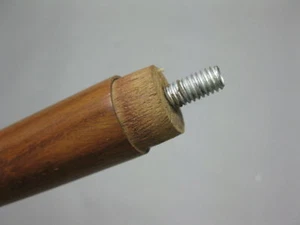 Solid Rosewood Solid Wooden Walking Cane Stick without Handle Victorian Vintage - Picture 1 of 3