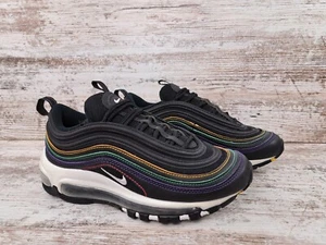 Nike Air Max 97 Multi Stitching Black Psychic Purple CK0738-001 Women's Size 5 - Picture 1 of 8