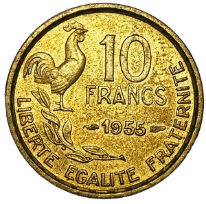 France 10 Francs, 1955~Free Shipping #A47 - Picture 1 of 2