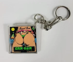 Llavero de recuerdo de colección Cancún México llavero acrílico playa trasero - Imagen 1 de 3