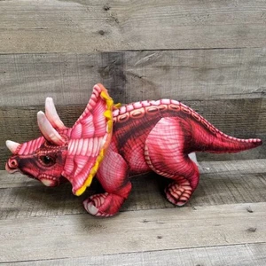 Juguete de peluche grande de dinosaurio Triceratops. Peluche - Imagen 1 de 8