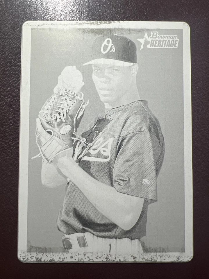 2006 Bowman Heritage Radhames Liz #BHP22 Black Printing Plate 1 Of 1 Orioles - Image 1 of 2