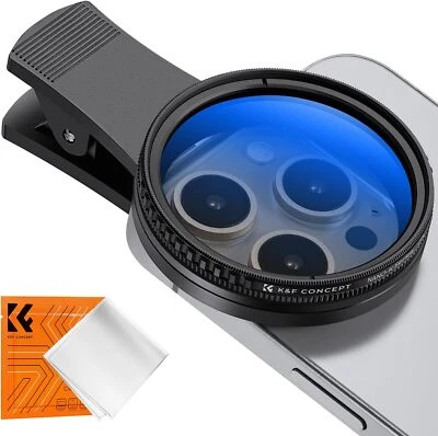 K&F Concept 52mm CPL Filters Clip-on Filter Polarizing for iPhone 17 Universal - Image 1 of 4