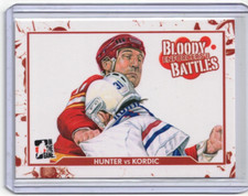 TIM HUNTER VS JOHN KORDIC 13/14 ITG Enforcers 2 II Bloody Battles #166 Card