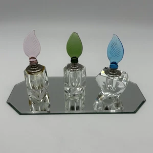 VANITY SET (LEAVES TOP) Vintage - Picture 1 of 7