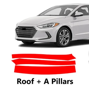 Roof+A Pillars PreCut Paint Protection Film For HYUNDAI ELANTRA GT 2013-2017 - Picture 1 of 6