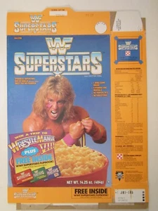 1991 Cereal Box RALSTON WWF Superstars ULTIMATE WARRIOR James Hellwig [Y156h3] - Picture 1 of 2