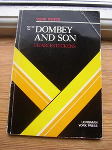 UNREAD York Notes on Dombey and Son Charles Dickens Novel Study/Revision Guide - Picture 1 of 10