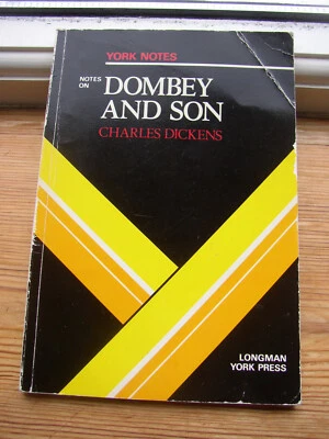 UNREAD York Notes on Dombey and Son Charles Dickens Novel Study/Revision Guide - Image 1 of 4