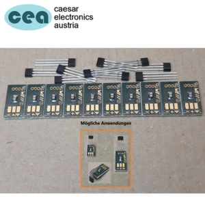 AH3572-P-B  Halleffekt Hallsensor Bausatz mit Montageplatinen [10 Stück/piece] - Bild 1 von 10