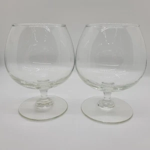 Set of 2 Brandy Snifter Whiskey Brandy Bourbon Cognac Footed Stemware Glasses - Picture 1 of 21