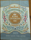 Ulster Weavers King Charles III Coronation Cotton Tea Towel Ltd Ed - TRAD FLORAL