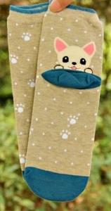 Chihuahua Socken Hund - Damen Mädchen Unisex - Coco & Hana - Bild 1 von 4