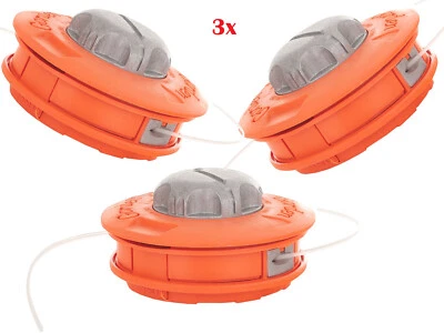 3x Fadenspule Automatik Fadenkopf Mähkopf Motorsense Rasentrimmer Freischneider