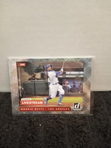 2021 Donruss Baseball Mookie Betts LiveStream Diamond Parallel - Bild 1 von 2