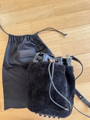 Alexsander wang studded wool shirling bucket bag - Image 1 of 4