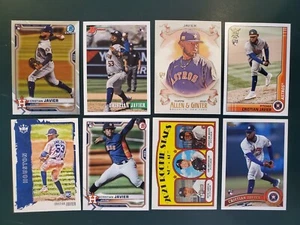 CRISTIAN JAVIER - Lot of (8) DIFFERENT ROOKIE CARDS - Topps Panini 2021 ASTROS - Picture 1 of 1