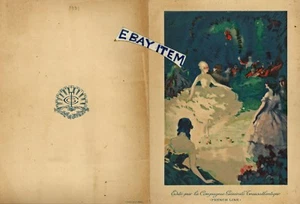 1931 Línea Francesa PROGRAMA DE CONCIERTOS DE VAPOR Theodore GONTZOFF Eugenie SCHAFNER - Imagen 1 de 2