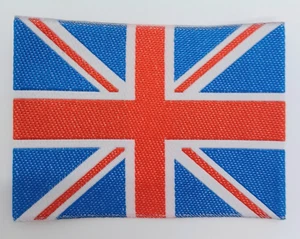 Reino Unido GB Union Jack Bandera Tejida Coser en Tela Insignia (Paquete de 5) - Imagen 1 de 4