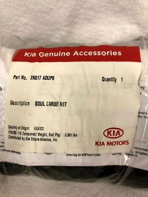2012-2013 Kia Soul Rear Trunk Cargo Net 2K017ADUP0 OEM NEW IN PACKAGE Foto 1 de 2