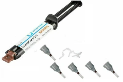 Prime-Dent Dental DC Smartmix Automix Core Build-Up Material 10g Syringe 003-082