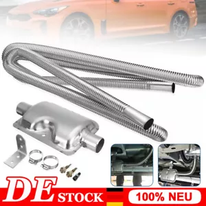 Abgasrohr Abgasschlauch Diesel Standheizung Schalldämpfer Auspuff 1m + φ25mm DE - Bild 1 von 15