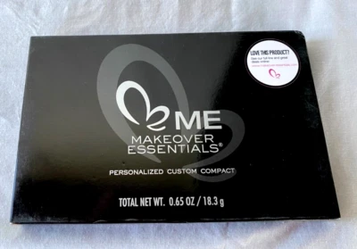 ME MAKEOVER ESSENTIALS..PERSONALIZED CUSTOM COMPACT..NEW SEALED - Image 1 of 3