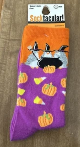 New Sockracular! 3 Hexen 🧙 Kürbisse & Zuckermais Halloween 🎃 Socken - Bild 1 von 3