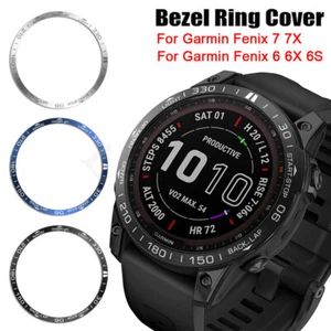 Para Garmin Fenix 7 7S 6 6S 6S 6X Pro Reloj Bisel Anillo Estuche Marco Cubierta Metal Parachoques - Imagen 1 de 188