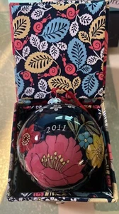 VERA BRADLEY 2011 Happy Snails Christmas ORNAMENT With Keepsake Box - Picture 1 of 1