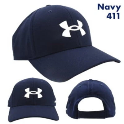 Cappello Under Armour 1361547 Donna Uomo Golf 96 Colore Navy x Bianco Misura ... - Immagine 1 di 2