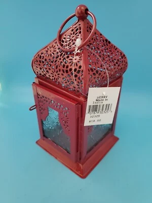 Red Lanter Made In India By Artisians New Approximately 7"x4" - Image 1 of 4