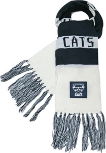Geelong Cats Traditional AFL Bar Scarf Warm Winter Neckwear - Bild 1 von 2