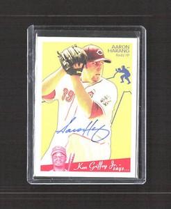 2008 Upper Deck Goudey #GG-AH Aaron Harang Autographs