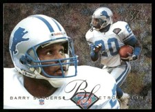1995 Fleer Flair PREVIEW #10 / HOF Barry Sanders / Stunning Card