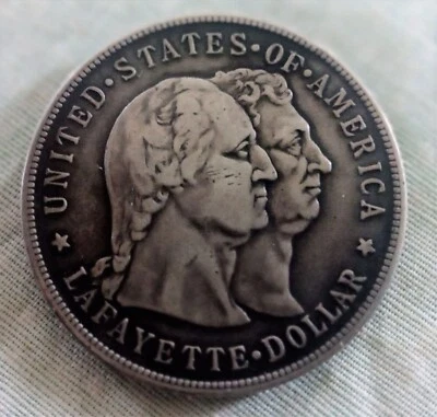 NICE 1900 LAFAYETTE COMMEMORATIVE SILVER DOLLAR - Image 1 of 2