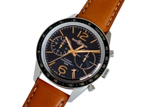 Bell & Ross Sport Heritage Chronograph GMT Flyback BRV126-FLY-GMT/SCA "Mint" - Picture 1 of 8