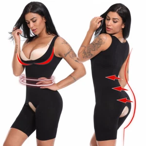 Mujeres Control Abdomen Cuerpo Completo Modelador Compresión Postparto Prendas Modeladoras Body - Imagen 1 de 21