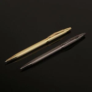 Rose Gold Ballpoint Pen With Art Black Ink Promotional Pens 2025 H7T0 - Picture 1 of 12