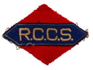 INSIGNIAS DE GORRA MILITAR BRITÁNICA, Real Cuerpo Canadiense de Señales Formación Signo Segunda Guerra Mundial - Imagen 1 de 2