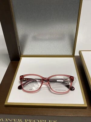 Gafas Kate Spade Reilly/G Mujer Borgoña Cuadradas 53-16-140 Nuevas con Estuche Foto 1 de 4