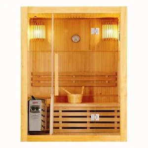 Greenland 3 Person Finnish Indoor Traditional Steam Sauna 4500W - Picture 1 of 7