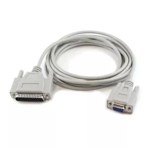 15 Ft RS232 D-Sub DB9 Female to DB25 Male Serial Data / Modem Cable - Picture 1 of 1