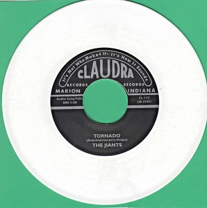Jiants - Tornado -- RARE WHITE VINYL 45   (Indiana 1950s rockabilly) - Bild 1 von 3
